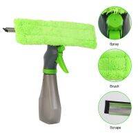 【CC】✳☇❄  Spray Scraper Window Cleaner Glass Scraping Microfiber Household Cleaning 3 1