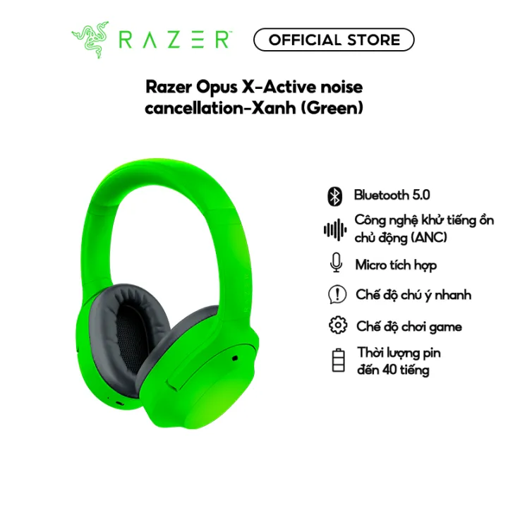 Tai nghe Razer OPUS X Active Noise Cancellation - Hàng Chính Hãng - BH 24 Tháng