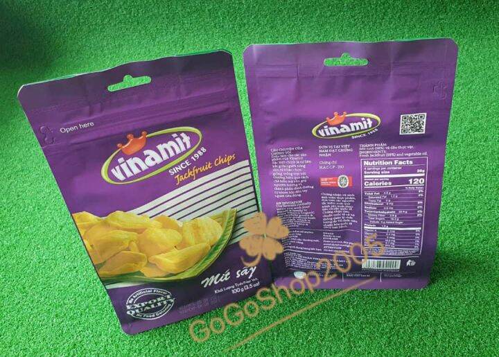 【Vietnam】Vinamit Mit Say Vietnam Jackfruit Chips 100g Lazada