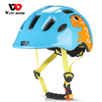 WEST BIKING Kids Cycling Helmet EPS Ultralight Girls Boys Children Sports Safety Caps Bicycle Helmet Scooter Balance Bike Helmet