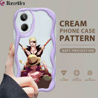 (มาใหม่ล่าสุด) Jizetin เคสใส่โทรศัพท์สำหรับ Realme 10 2 Pro 5 5i 5 Pro 5S ลายการ์ตูนลูฟี่เคสเนื้อครีมเคสโทรศัพท์เคสซิลิโคนแบบนิ่มขอบลอน