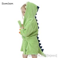 hot【DT】▦✁☃  Baby Bathrobes for Kids Hooded Beach Boys Robe Sleepwear Children Clothing