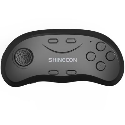 แผ่นรองเกมรีโมทบลูทูธไร้สายอเนกประสงค์ VR Shinecon เมาส์ควบคุมเพลงเซลฟี่เกม3D สำหรับ IOS PC TV