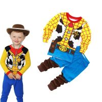 HOT★Spring Autumn Childrens Clothing Sets Boys Sleepwear Clothes Kids Pajamas Set Baby Girls Cotton Toy Story Cartoon Pyjamas