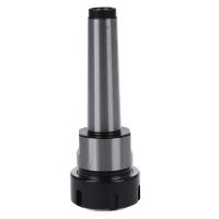 ER32 MT3 M12 Taper Collet Chuck Holder CNC Milling Lathe Straight Tool Silver+Black