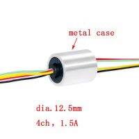 1PC 2/4/6/8/12/18/24/36ช่องสายแคปซูลแหวนลื่น1-2A Slipring 8.5/12.5/15.5/22Mm Mini Rotary Conductive Joint Connector