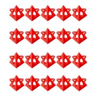 10/20pcs Pyramid Stands Set Triangle Stands Paint Tool Triangle Paint Pads Feet For Woodworking Carpenter Accessories Paint Pads Shoes Accessories