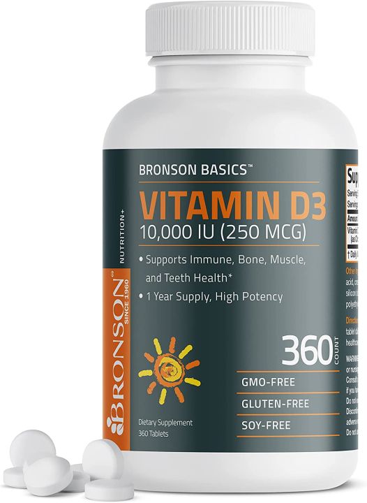 วิตามินดี-3-vitamin-d3-10-000iu-250-mcg-1-year-supply-360-เม็ด