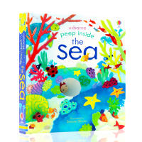 Usborne produced a series of PEEP inside the sea English original picture books, hole books, popular science cardboard flip books, enlightenment and cognitive picture books of marine life