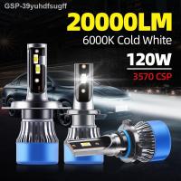 2023ไฟหน้า H4 TEENRAM 20000LM H11 H1ชิป CSP H9 9005 HB3 HB4 9006 120W 6000K หลอดไฟตัดหมอก12V 24V