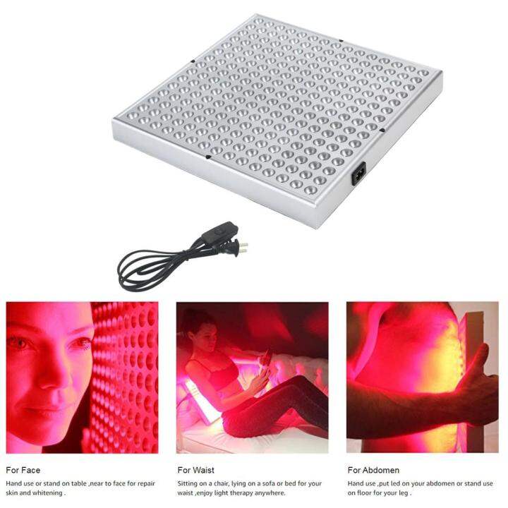 Fenteer 660/850nm Anti Aging Beauty Lamp Red Near Infrared LED Therapy Light Panel Lazada PH