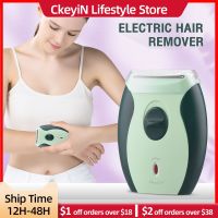 ZZOOI Ckeyin Hair Removal Epilator Electric Face Body Hair Remover Depilator Women Leg Arm Armpit Trimmer Razor Shaver Rechargeable