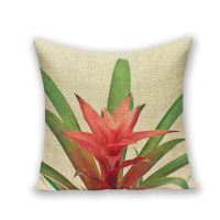 Botanical pillow colorful cushions home decor Custom linen pillow cover flower cushion cover  outdoor cushions Dropshipping