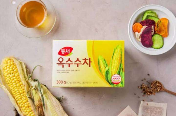 ชาไหมข้าวโพดเกาหลี-ชาเพื่อสุขภาพ-dongsuh-corn-tea-300g-10gx30tซอง