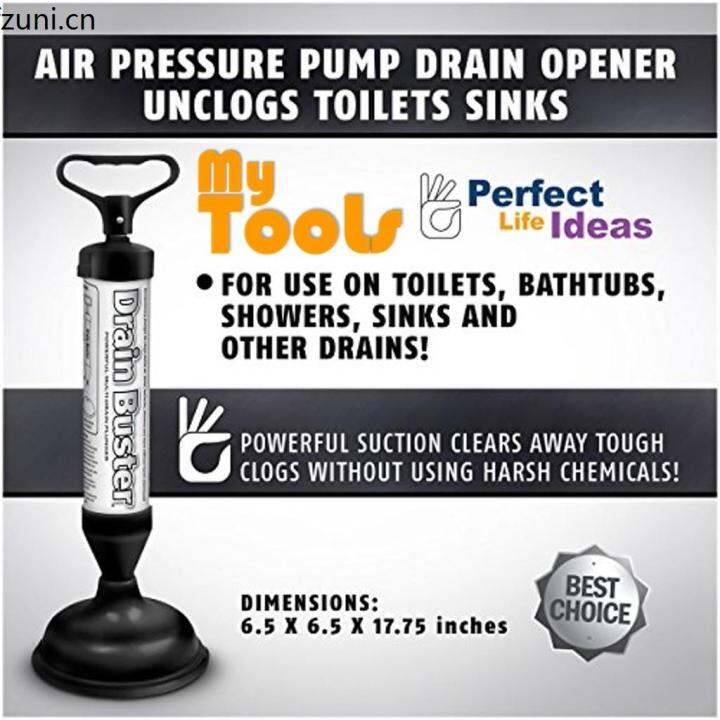 Drain Buster Compressed Air Plunger Toilet Plunger♩ Lazada PH