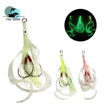 Shop Fishing Soft Lure Luminous Squid Jig Fishing Lures Octopus Calamar  Bait Jigging with great discounts and prices online - Feb 2024