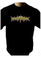 Mortification Logo Black T-Shirt Men Shirt Rock Band Tee