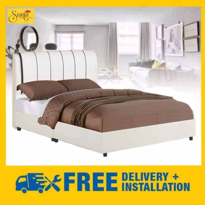 High Headboard Queen Bed / Katil 5 kaki Lazada
