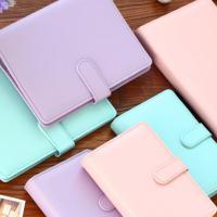 PU Leather Macaron Color Notepad Notebook T9Y3