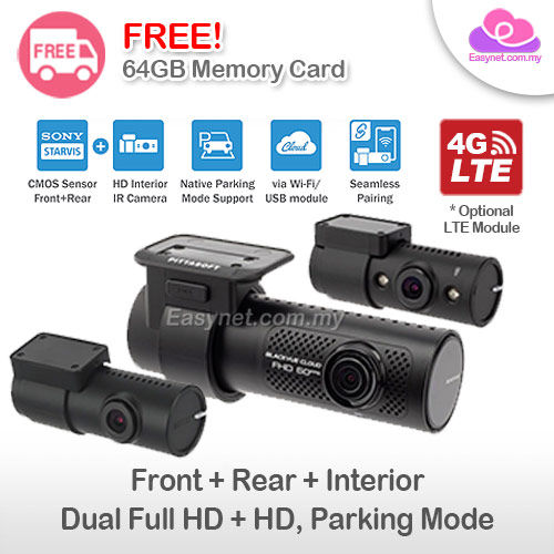 BlackVue DR750X-2CH PLUS Wi-Fi Cloud Dash Camera ( DR750X Series 2-Channel  )