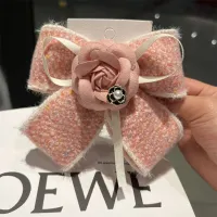 Crystal Camellia Big Bow Hair Clips For Women Hair Tie Hair Accessories  Hairpins Bows Flower Hairgirps Barrette