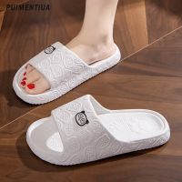 Cartoon Bear Women Home Slippers Summer Cat Shoes Outdoor Eva Slides Thick Soled Non-Slip Pool Flip Flops Indoor Bath Sandals