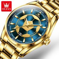 OLEVS 9949 Casual Men Wristwatch Waterproof Stainless Steel Band Quartz Watches For Men Luminous Calendar