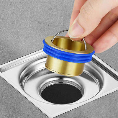 Brass Anti Odor Stopper Floor Drain One Way Valve Shower Drainer Seal Cover Sewer Drain Strainer Kitchen Bathroom Accessorie  by Hs2023