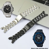 ?ราคาไม่แพงมากที่สุด?แท่งสแตนเลสสตีลสำหรับ Casio G-Shock สายนาฬิกาข้อมือ GST-210 GST-W300 GST-400G S100D GST-B100/S110D/W110สายนาฬิกาโลหะ