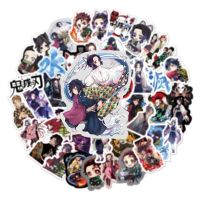 hotx【DT】 10/30/50PCS Anime Demon Slayer Stickers  Kids Suitcases Laptop IPad Mug Wholesale