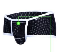 2021Mens ice silk quick-drying Underpants scrotum raised ventilated u-convex pouch Drop up health function boxer