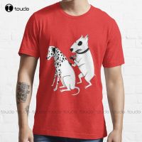 New Pittbul Tattooing Dalmatian T-Shirt Cotton Men Tee Shirt T Shirts For Men Fashion Custom Aldult Teen Unisex Tee Shirt