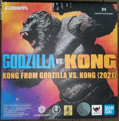 S.H.MONSTERARTS KONG FROM MOVIE GODZILLA VS. KONG (2021) คิงคอง ของใหม่แท้ จากเรื่อง GODZILLA VS KONG (2021)