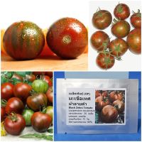 เมล็ดพันธุ์ มะเขือเทศ ม้าลายดำ Black Zebra Tomato Seed 20 เมล็ด คุณภาพดี ราคาถูก ของแท้