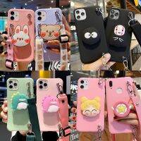 (Phone case) ForY11S Y12S Y20 Y30 Y51 Y70 2020 Y31 2021 Y72 5G Y19 Y91C V21 V21E V20Cartoon ขาตั้ง Hoder นุ่มพร้อมฝาครอบเคสและซองมือถือ