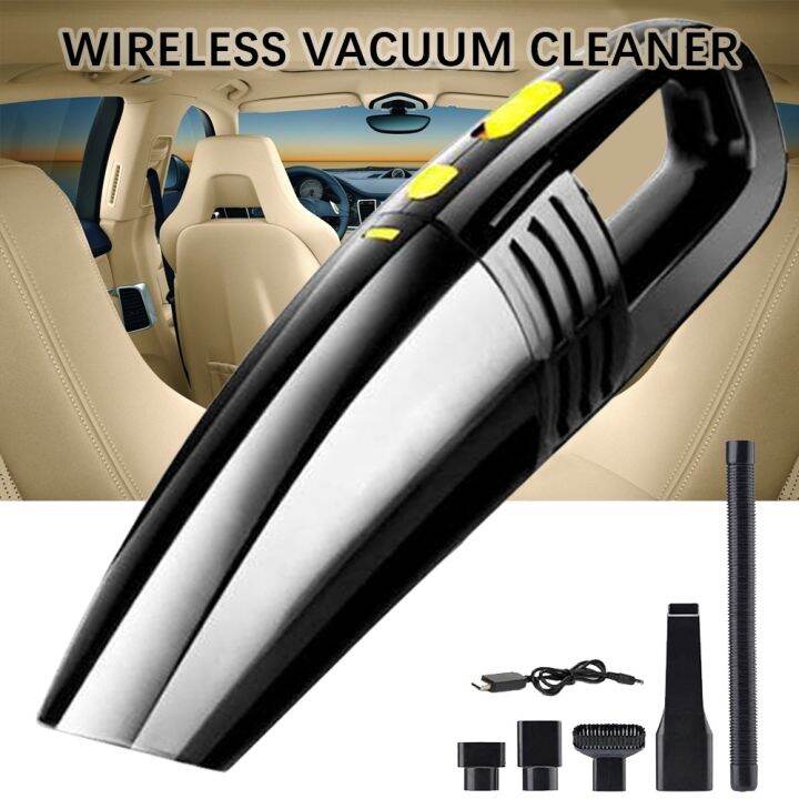 [COD]Wireless vacuum cleaner Rechargeable Car Household car dry and wet