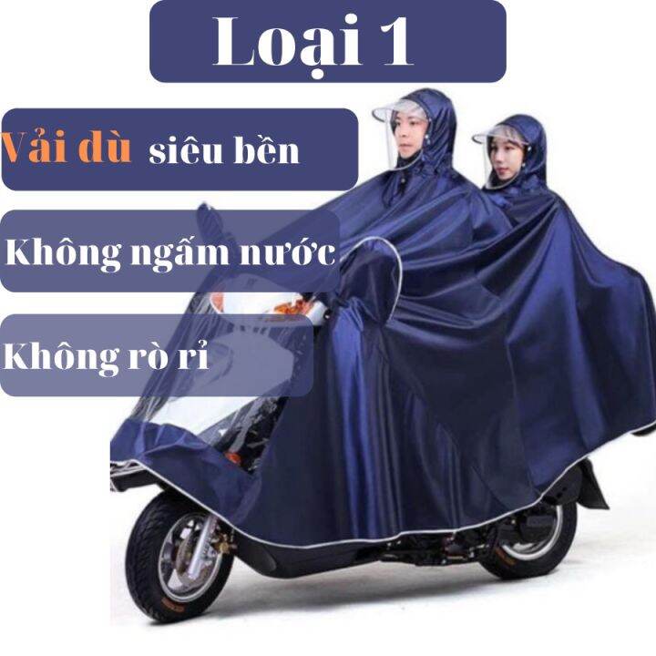 Áo Mưa 2 Đầu Loại Dày Chính Hãng Áo Mưa Phản Quang 2 Đầu Chất Vải Dù Ép ...