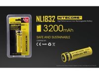 Nitecore ถ่านชาร์จ NL1832 3200mAh 3.7V ของแท้ สามารถออกใบกำกับภาษีได้