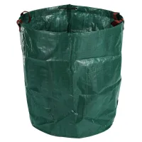 270L Garden Waste Bag Large Strong Waterproof Heavy Duty Reusable Foldable Rubbish Grass Sack