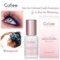 Gollee Transparent Thin Glue Lash Extension 1s Dry Oilproof Adhesive Retention 4-6 Weeks Low Odor Makeup EyeLash Supplies Glue Adhesives Tape