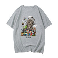 Totoro T Shirt Studio Ghibli Kawaii T-shirt Miyazaki Hayao Spirited Away Tshirt Women Men Couple Tops Summer Cotton Tee-shirts