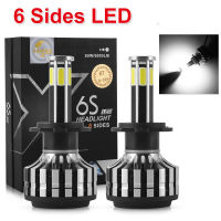 6 Side luminous New H7 LED Car Headlight 110W 12000LM H4 Bulb 6500K H11 9005 HB3 9006 9004 9007 H13 Turbo Auto Lamps Fog Light