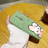 เคส Chenyyka สำหรับ Xiaomi MI X2 POCO F2 K30 POCO Redmi ลายการ์ตูนกระต่ายหวานบางสวยงามดีไซน์ใหม่เคสโทรศัพท์ขอบสี่เหลี่ยมปกป้องเคสนิ่มเคสปลอกซิลิโคนกันกระแทก