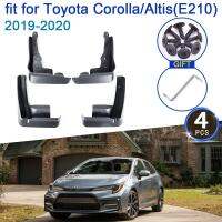 สำหรับรถ Toyota Corolla/altis ซีดาน E210 2019-2020รถยุโรปรุ่นบังโคลน4ชิ้นอุปกรณ์ตกแต่งบังโคลนพนังยางกันโคลน