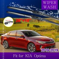 ไม้เช็ดรถสำหรับ KIA ออปติมา JF 2016 2017 2018 2019 K5กระจกหน้าที่ปัดน้ำฝนใบมีดสติ๊กเกอร์ตกแต่งรถยนต์26 "+ 18"