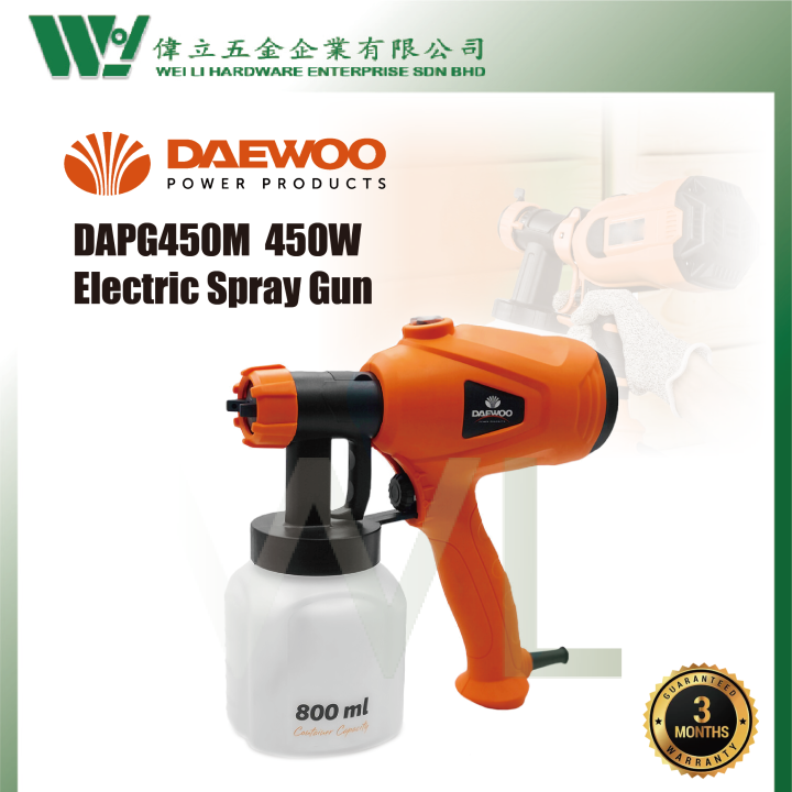 DAEWOO DAPG450M 450W Electric Spary Gun / paint sprayer / paint sprayer