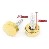 6pcs 12mm Diameter Decor Mirror Nail Cap Screw Cap Cover Fastener Fixing Mirrors Glass Table Furniture Screw Set