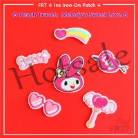 【hot sale】 ☾◙ B15 ☸ Ins：Beach Travel - Melodys Sweet Love Iron-On Patch ☸ 1Pc DIY Sew on Iron on Badges Patches