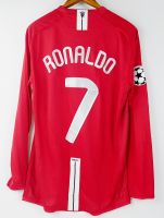 A13 7 RONALDO MAN UTD FINAL MOSCOW 2008 LONG SLEEVED FOOTBALL SHIRT SOCCER JERSEY