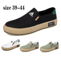 【San Zu】 Plus Size 39-44 Men Loafers Fashion Slip on Driver Shoes Outdoor Comfort Casual Canvas Shoes